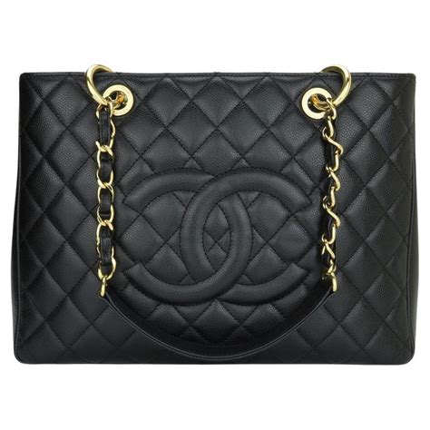 chanel gst black caviar gold hardware price|CHANEL Caviar Quilted Grand Shopping Tote GST Black.